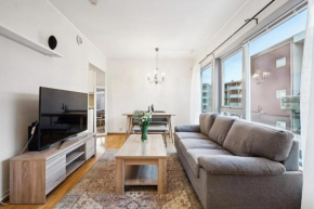 Sentral leilighet, 2 soverom, opptil 5 personer